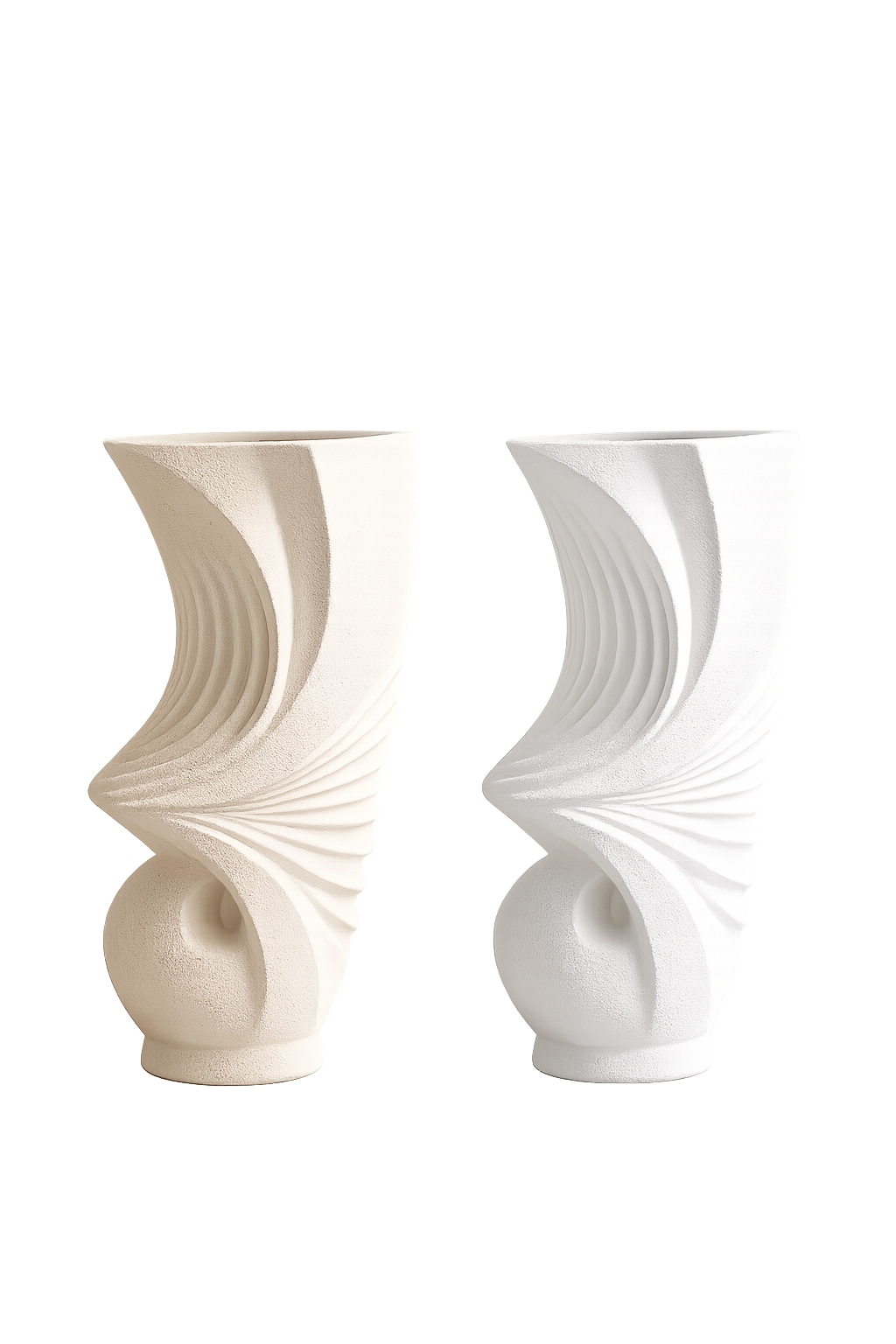 Modern Abstract Resin Vase | Sculptural Decorative Flower Vase | Minimalist Home Décor