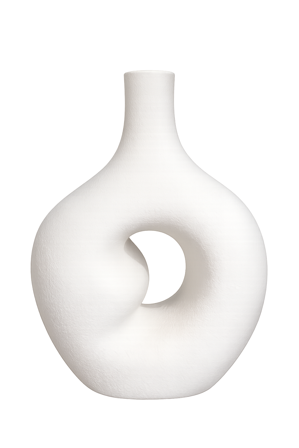 Modern Abstract Hollow Ceramic Vase | Minimalist Decorative Flower Vase | Luxury Home Décor