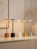 Modern Rechargeable LED Table Lamp – Minimalist Cordless Touch Lamp