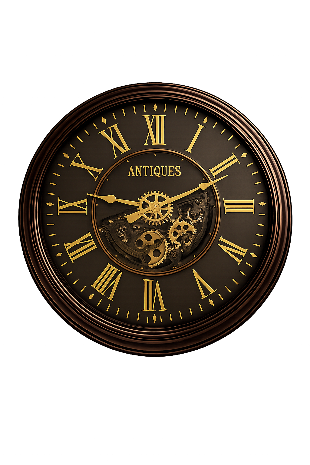 Luxury Vintage Roman Wall Clock | Antique Decorative Wall Clock | Classic Silent Home & Office Wall Décor