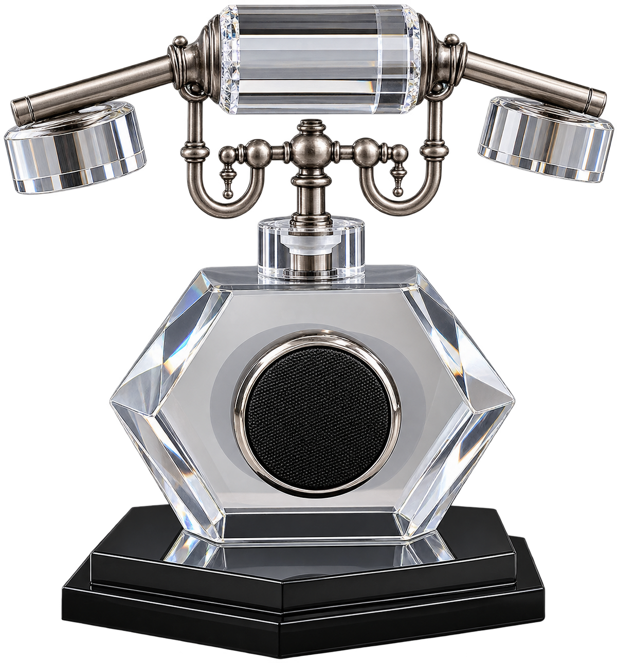 Luxury Crystal Gavel Decorative Showpiece – Premium Office Desk & Executive Table Decor