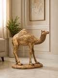Luxury Desert Camel Resin Showpiece – Modern Animal Sculpture for Home & Office Décor