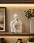 Couple Love Sculpture Set | Modern Resin Home Décor Showpiece