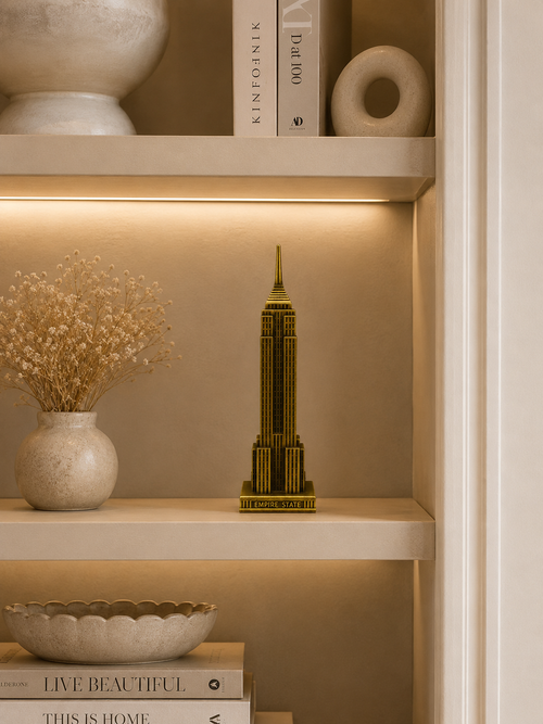 Empire State Building Decorative Showpiece | Premium Metal Landmark Home Décor