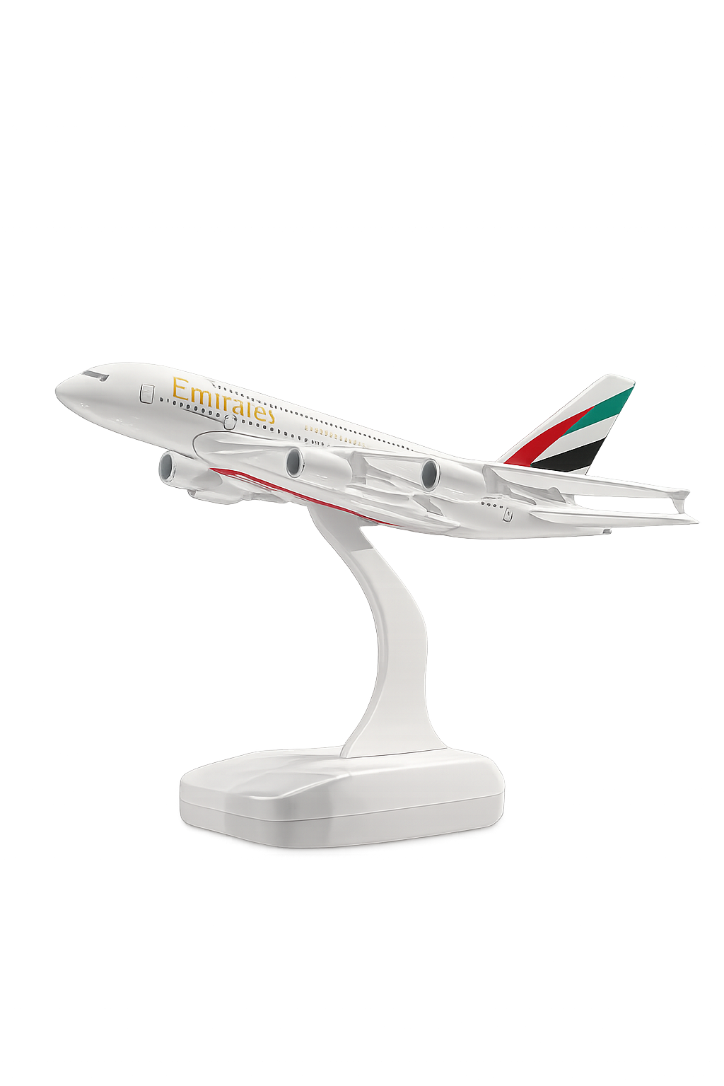 Emirates A380 Aircraft Model | Airplane Desktop Showpiece | Aviation Collectible | Home & Office Decor