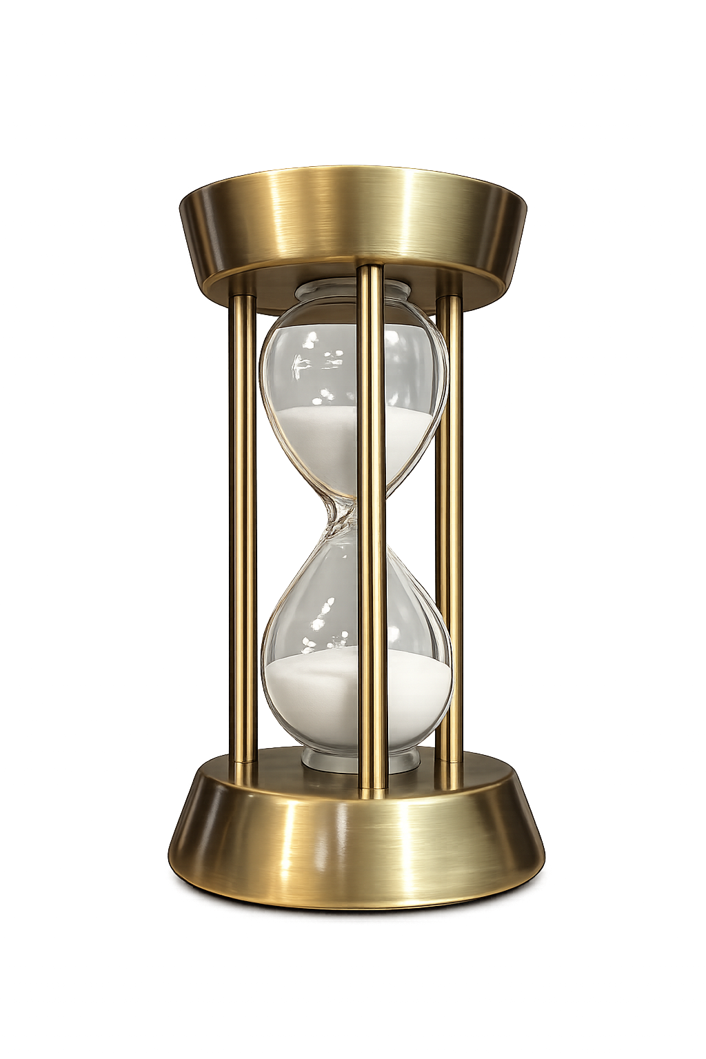 Luxury Gold Hourglass Sand Timer – Modern Decorative Glass Sand Clock for Home & Office Décor