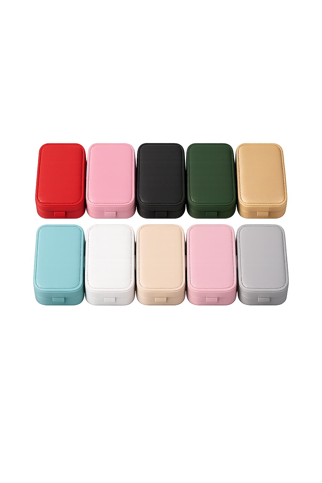 Portable Mini Travel Jewelry Box – Compact PU Leather Storage Organizer Case