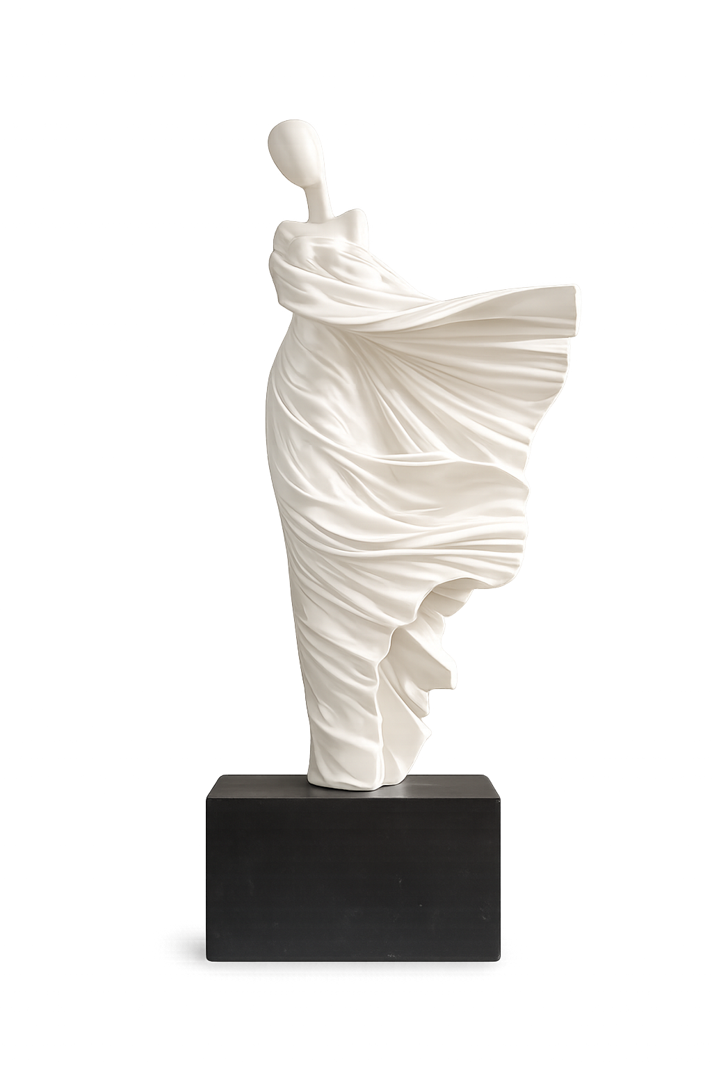 Modern Abstract Dancing Lady Sculpture – Premium Resin Decorative Showpiece