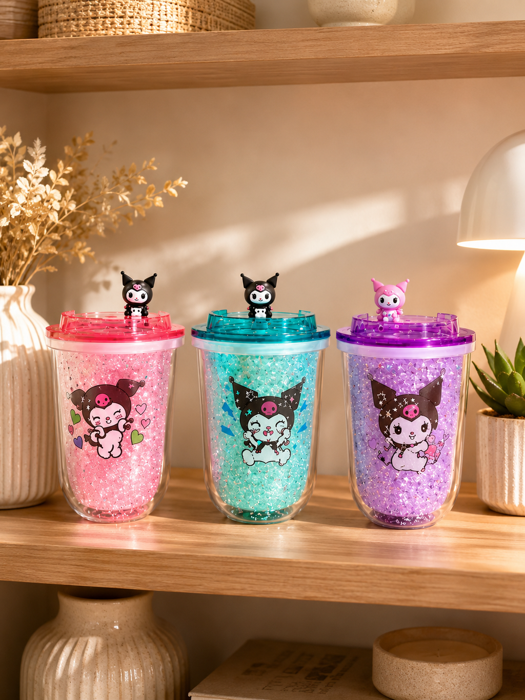 Kuromi Magic Frost: Premium Ice-Gel Summer Sipper with Cute 3D Figurine