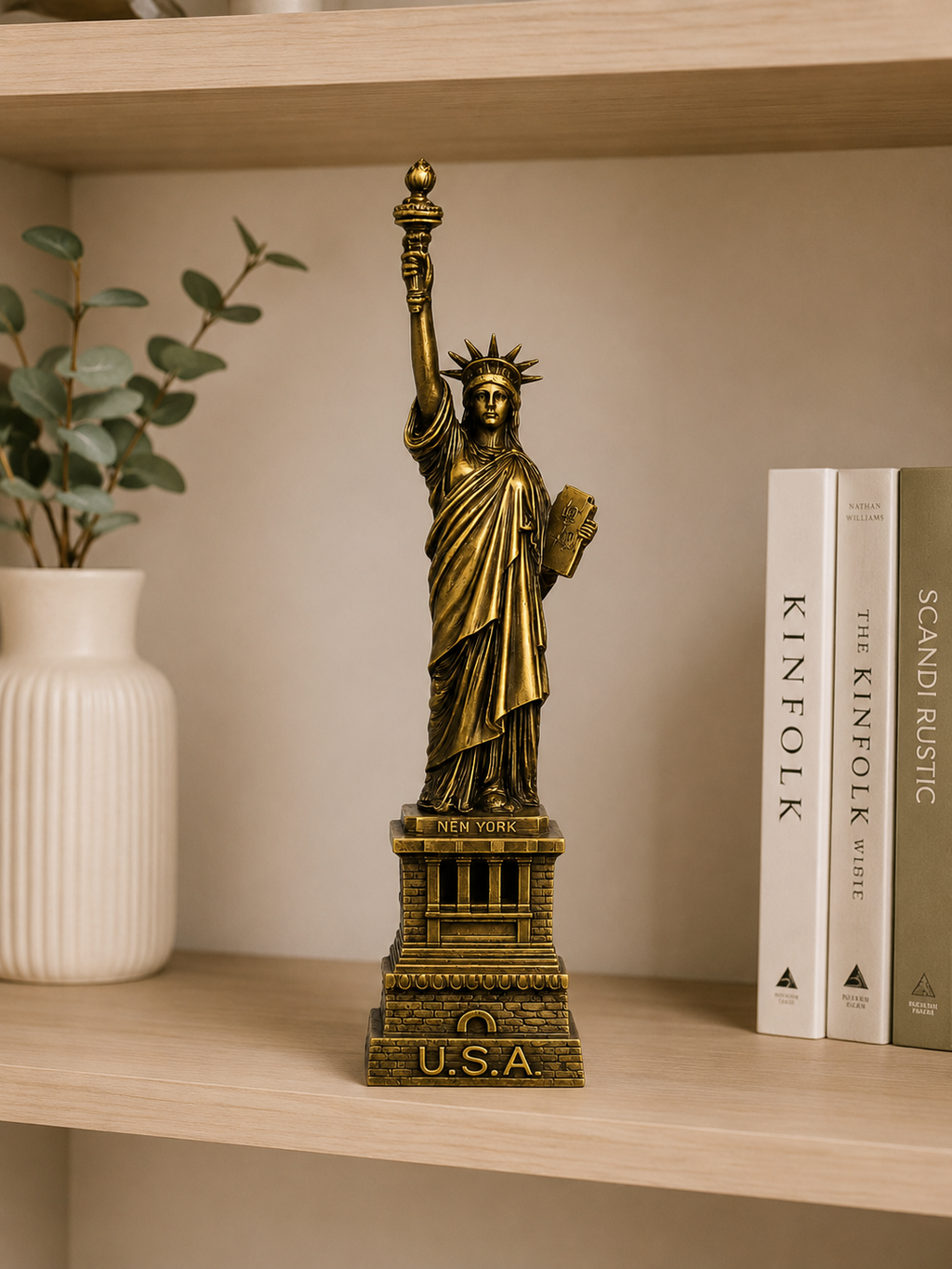 Statue of Liberty Decorative Showpiece | Premium Metal Landmark Home Décor