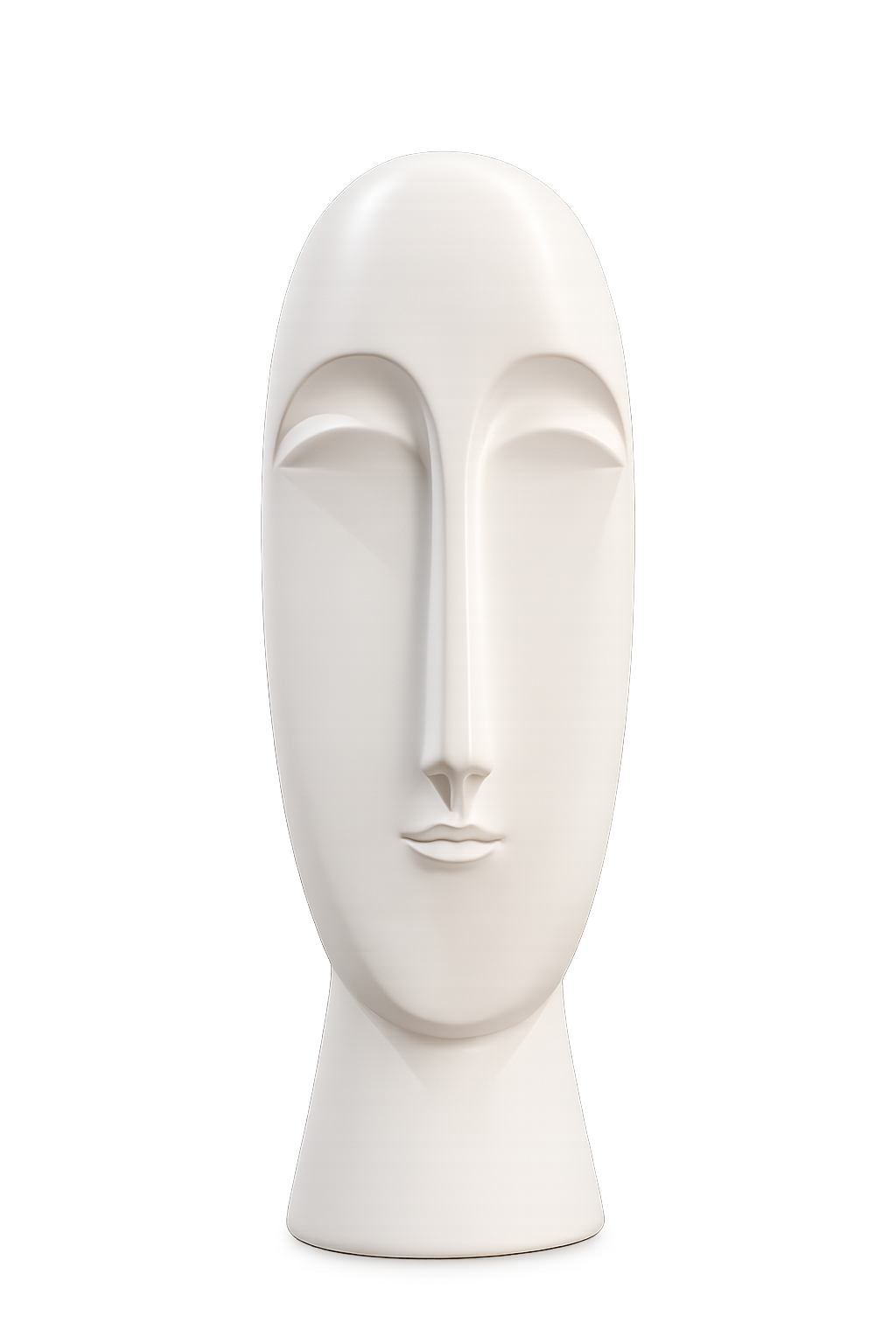 Abstract Face Sculpture | Modern Minimalist Resin Face Statue | Luxury Home Décor Ornament
