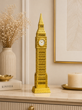 Big Ben Clock Tower Decorative Showpiece | Luxury Gold Metal Landmark Décor