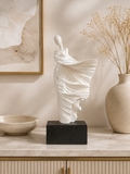 Modern Abstract Dancing Lady Sculpture – Premium Resin Decorative Showpiece