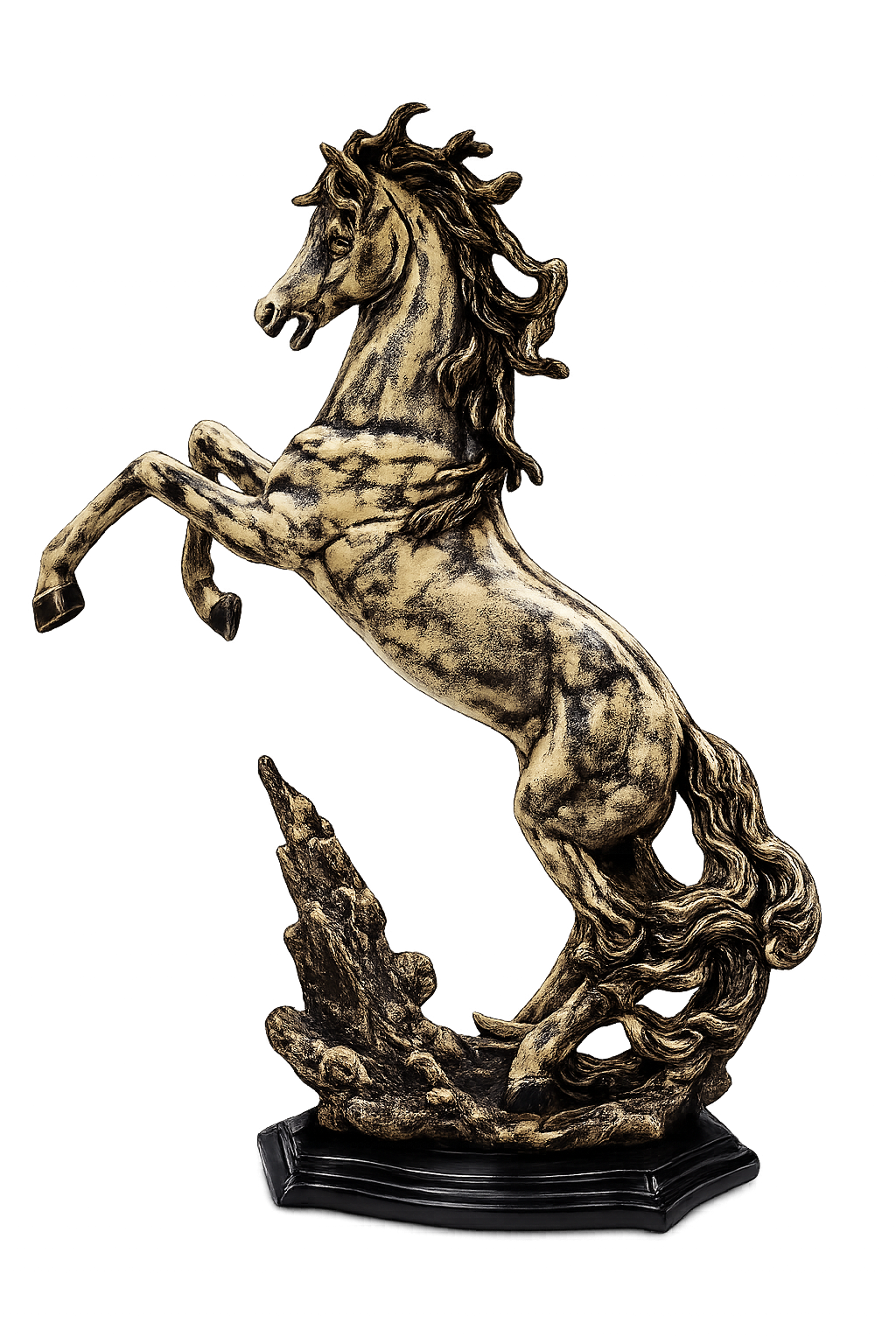 Luxury Rearing Horse Statue | Large Resin Horse Sculpture | Premium Home & Office Décor