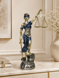 Lady Justice Decorative Statue – Elegant Scales of Justice Figurine