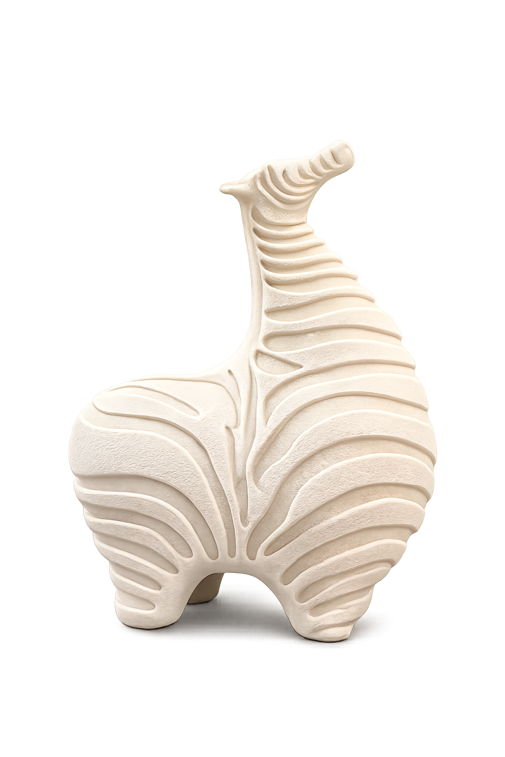 Modern Abstract Zebra Sculpture | Luxury Resin Animal Figurine | Decorative Home Décor Showpiece