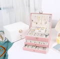 Luxury 3-Tier Jewelry Organizer Box