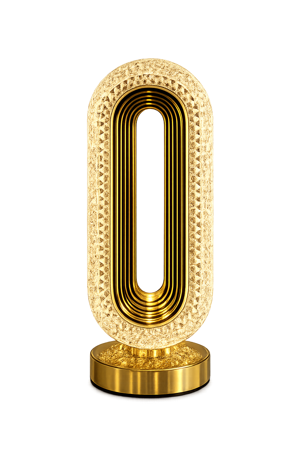 Luxury LED Table Lamp | Modern Gold Decorative Bedside Lamp | Warm Ambient Light