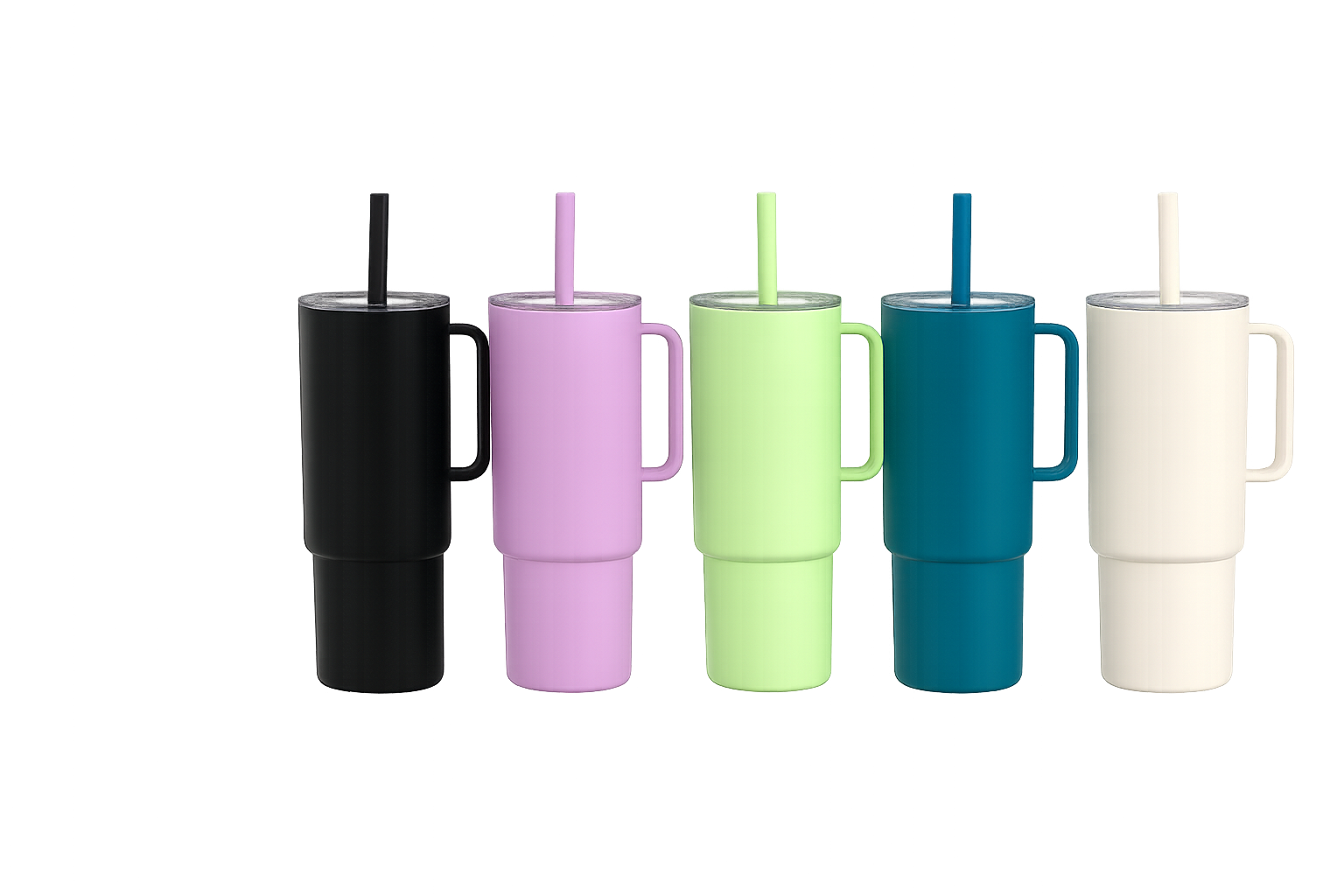 Premium Insulated Hydration Tumbler with Straw & Handle