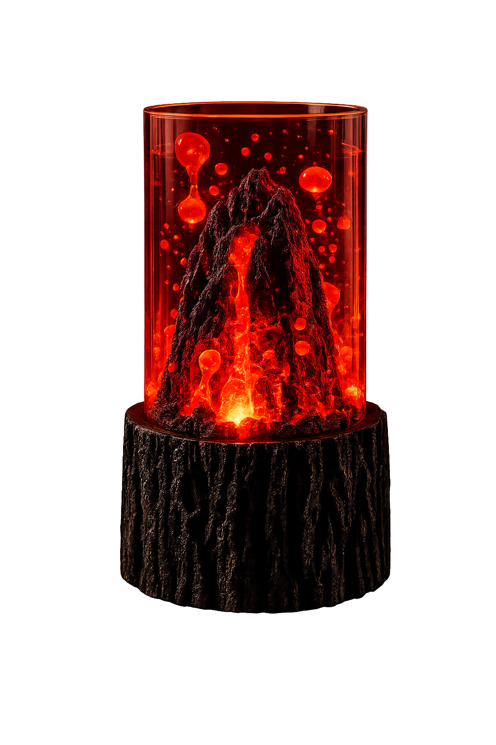 Volcano Eruption Lava Lamp – Realistic Moving Lava Motion Night Light