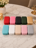 Portable Mini Travel Jewelry Box – Compact PU Leather Storage Organizer Case