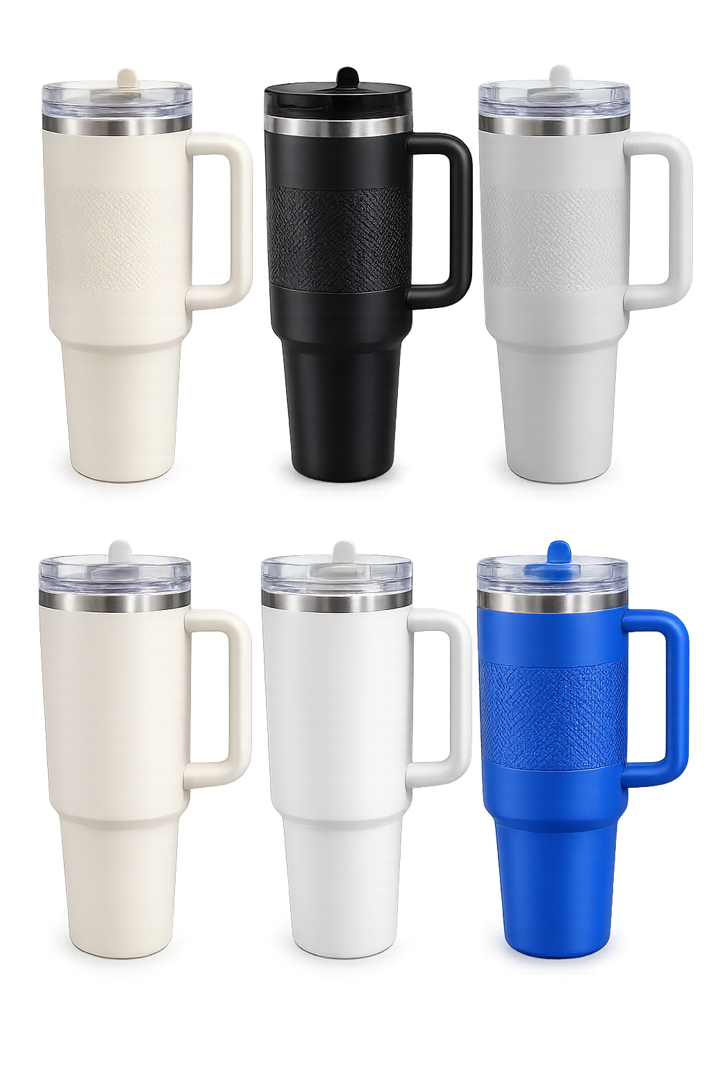 HydroFresh: Large Capacity Dual-Texture Insulated Tumbler with Handle