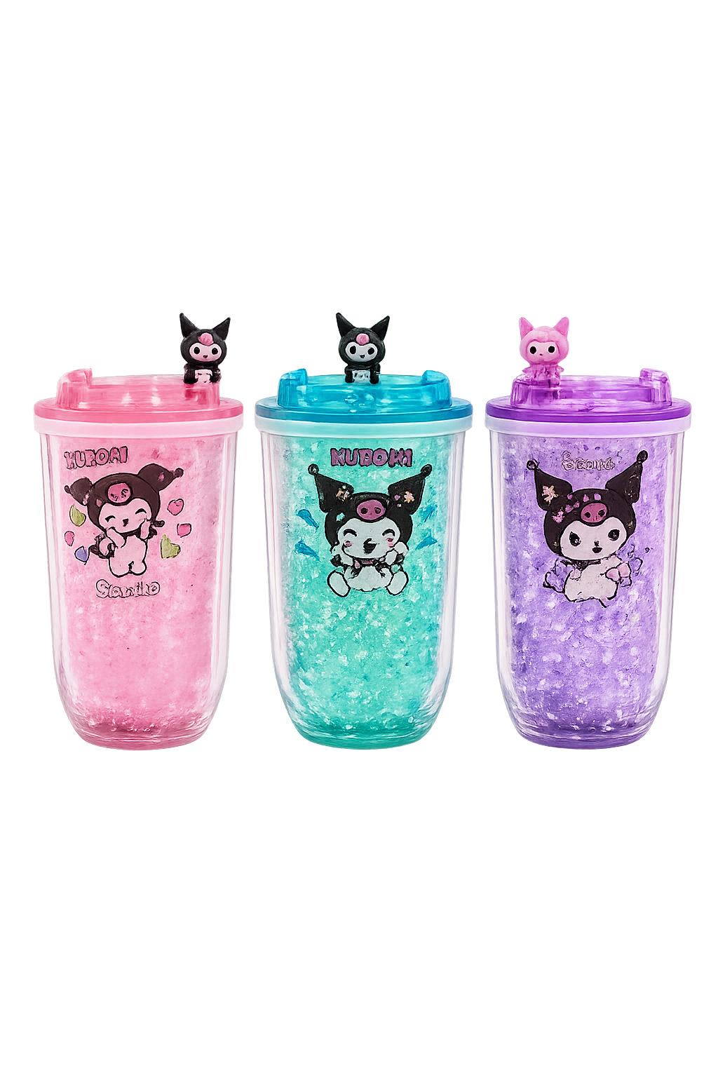 Kuromi Magic Frost: Premium Ice-Gel Summer Sipper with Cute 3D Figurine