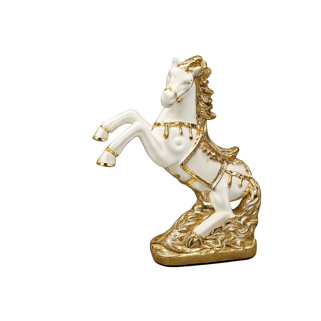 Resin Horse Ornaments for Home Decoration, New Home Furnishing and Birthday Present, Lucky objects Figurines