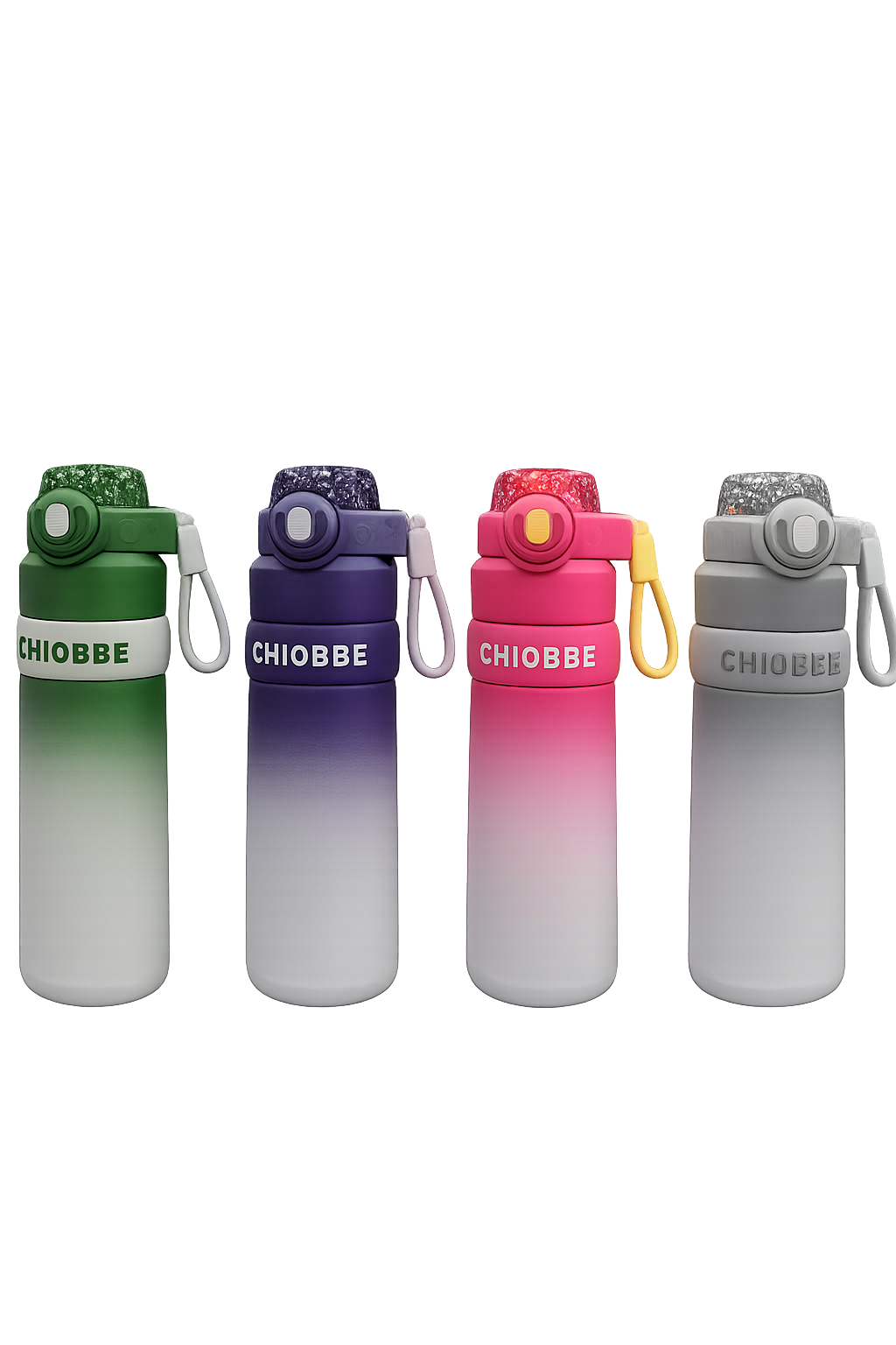 Chiobbe Insulated Stainless Steel Sports Bottle – Vacuum Sealed Gradient Water Bottle