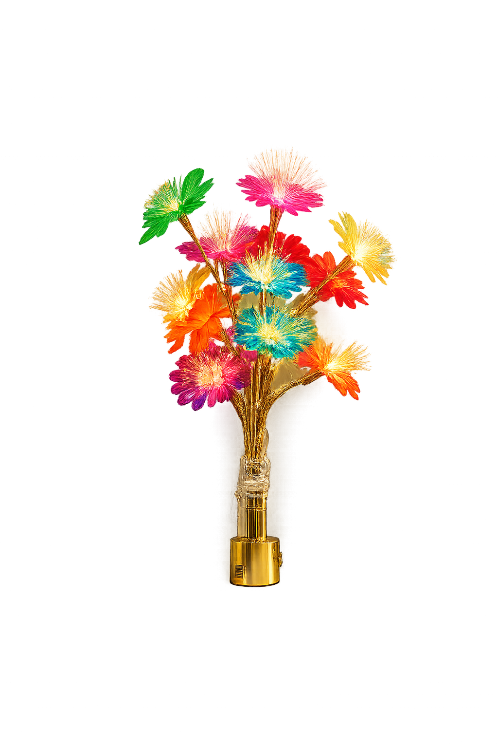 LED Fiber Optic Flower Lamp – Colorful Decorative Table Light for Home Décor