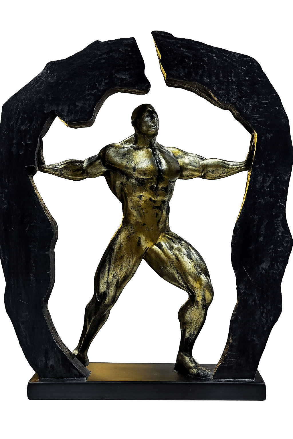 Breaking Boundaries Modern Abstract Sculpture | Luxury Resin Home Décor Statue