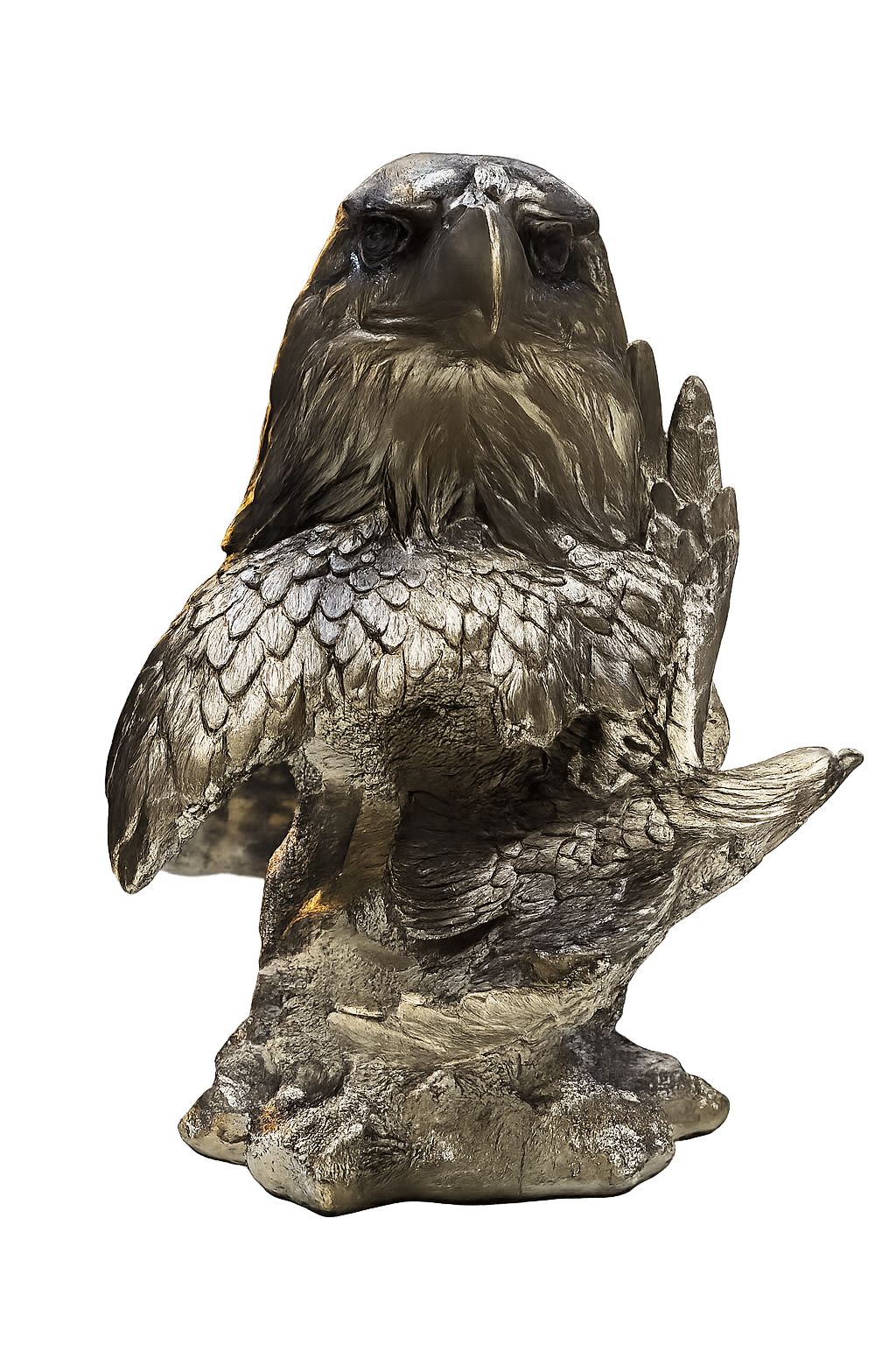 Majestic Eagle Resin Sculpture – Luxury Bronze Finish Decorative Tabletop Statue